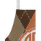 Brown Argyle Kid's Aprons - Detail