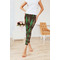 Brown Argyle Ladies Leggings - LIFESTYLE 2