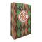 Brown Argyle Large Gift Bag - Front/Main