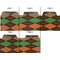 Brown Argyle Page Dividers - Set of 5 - Approval