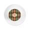 Brown Argyle Plastic Party Appetizer & Dessert Plates - Approval