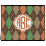 Brown Argyle Large Gaming Mouse Pad - 12.5" x 10" (Personalized)