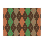 Brown Argyle Large Tissue Papers Sheets - Heavyweight