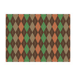 Brown Argyle Tissue Paper Sheets