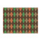 Brown Argyle Tissue Paper - Lightweight - Large - Front