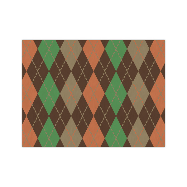 Custom Brown Argyle Medium Tissue Papers Sheets - Lightweight