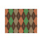 Brown Argyle Tissue Paper - Lightweight - Medium - Front