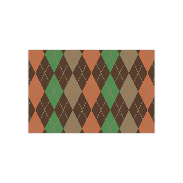 Custom Brown Argyle Small Tissue Papers Sheets - Lightweight