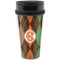 Brown Argyle Travel Mug (Personalized)
