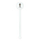 Brown Argyle White Plastic 5.5" Stir Stick - Round - Single Stick