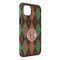 Brown Argyle iPhone 14 Plus Tough Case - Angle