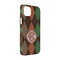 Brown Argyle iPhone 14 Pro Case - Angle