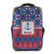 Buoy & Argyle Print 15" Backpack - FRONT