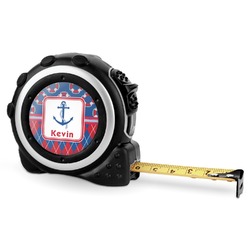 Buoy & Argyle Print Tape Measure - 16 Ft (Personalized)