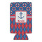 Buoy & Argyle Print 16oz Can Sleeve - Set of 4 - FRONT