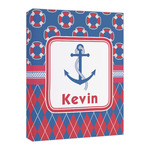 Buoy & Argyle Print Canvas Print - 16x20 (Personalized)