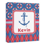 Buoy & Argyle Print Canvas Print - 20x24 (Personalized)