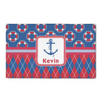 Buoy & Argyle Print 3' x 5' Indoor Area Rug (Personalized)