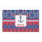 Buoy & Argyle Print 3'x5' Patio Rug - Front/Main