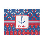 Buoy & Argyle Print 5' x 7' Patio Rug (Personalized)