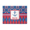 Buoy & Argyle Print 5'x7' Patio Rug - Front/Main