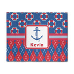 Buoy & Argyle Print 8' x 10' Indoor Area Rug (Personalized)