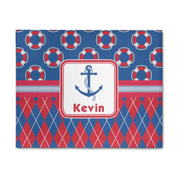 Buoy & Argyle Print 8' x 10' Indoor Area Rug (Personalized)