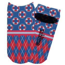 Buoy & Argyle Print Adult Ankle Socks