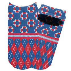 Buoy & Argyle Print Adult Ankle Socks