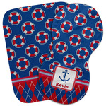 Buoy & Argyle Print Burp Cloth (Personalized)