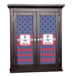 Buoy & Argyle Print Cabinet Decal - Small (Personalized)