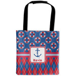 Buoy & Argyle Print Auto Back Seat Organizer Bag (Personalized)