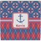 Buoy & Argyle Print Ceramic Tile Hot Pad