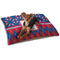 Buoy & Argyle Print Dog Bed - Small LIFESTYLE