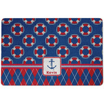 Buoy & Argyle Print Dog Food Mat w/ Name or Text