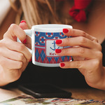 Buoy & Argyle Print Double Shot Espresso Cup - Single (Personalized)