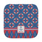 Buoy & Argyle Print Face Cloth-Rounded Corners