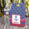 Buoy & Argyle Print Gable Favor Box - In Context