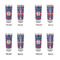 Buoy & Argyle Print Glass Shot Glass - 2 oz - Set of 4 - APPROVAL