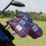 Buoy & Argyle Print Golf Club Iron Cover - Set of 9 (Personalized)