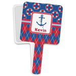 Buoy & Argyle Print Hand Mirror (Personalized)