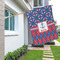 Buoy & Argyle Print House Flags - Single Sided - LIFESTYLE