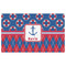 Buoy & Argyle Print Indoor / Outdoor Rug - 3'x5' - Front Flat