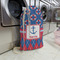 Buoy & Argyle Print Large Laundry Bag - In Context