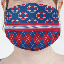 Buoy & Argyle Print Face Mask Cover