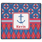 Buoy & Argyle Print XL Gaming Mouse Pad - 18" x 16" (Personalized)