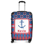 Buoy & Argyle Print Suitcase - 24" Medium - Checked (Personalized)