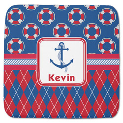 Buoy & Argyle Print Memory Foam Bath Mat - 48"x48" (Personalized)