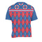 Buoy & Argyle Print Men's Crew Neck T Shirt Medium - Back