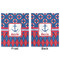 Buoy & Argyle Print Minky Blanket - 50"x60" - Double Sided - Front & Back